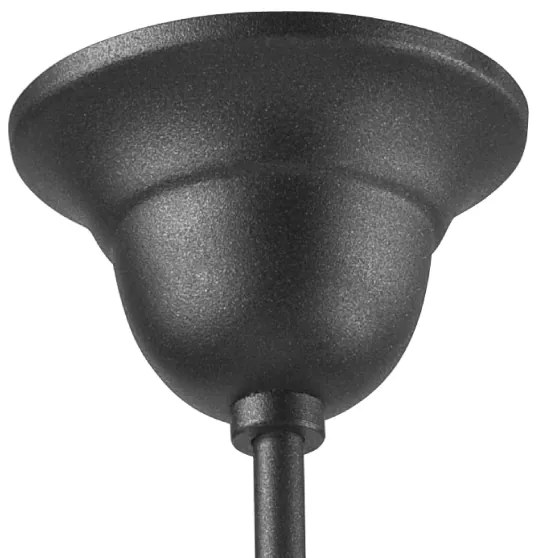 Lustră pe tijă RETRO 1xE27/60W/230V antracit