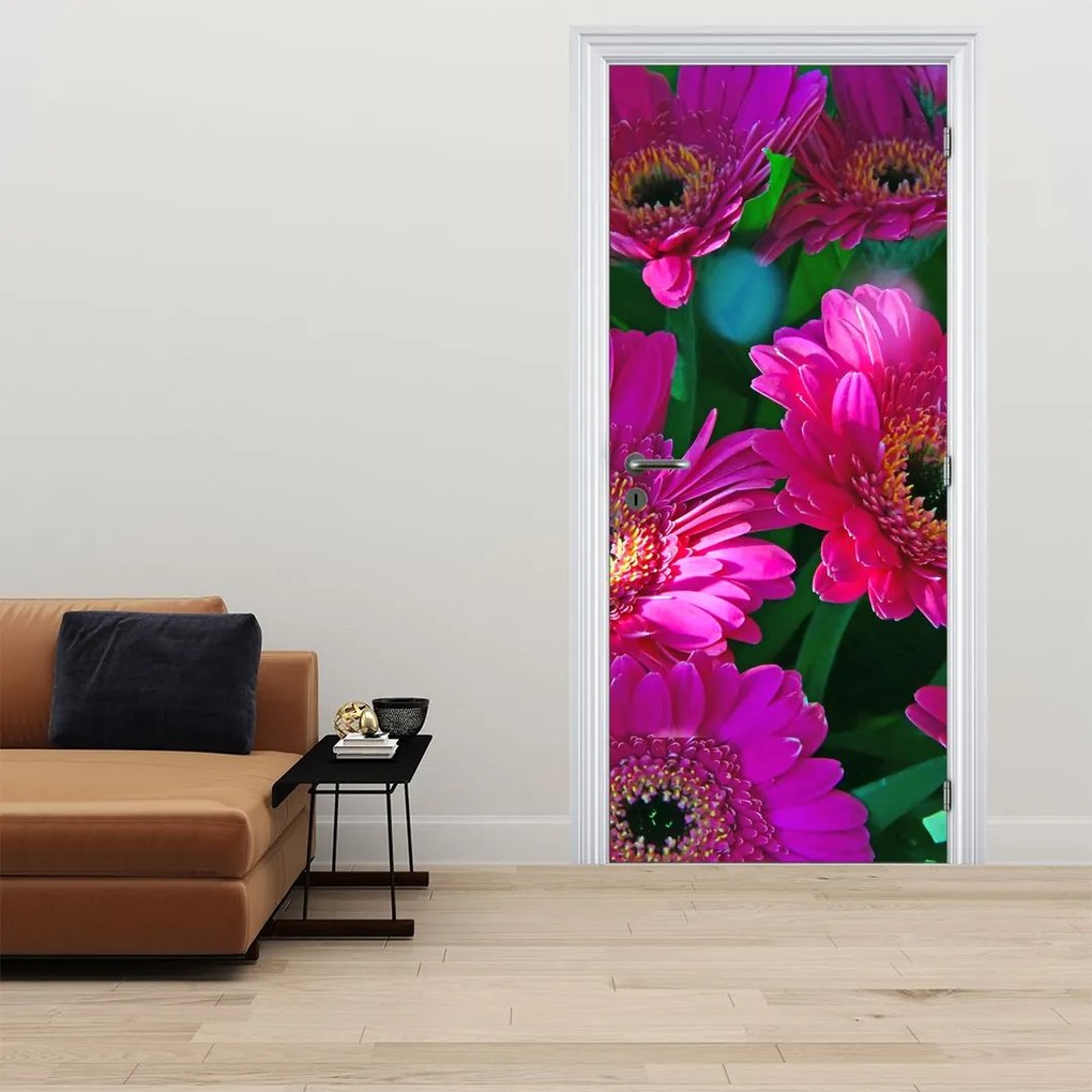 Fototapet pentru ușă - Flori (95x205cm)
