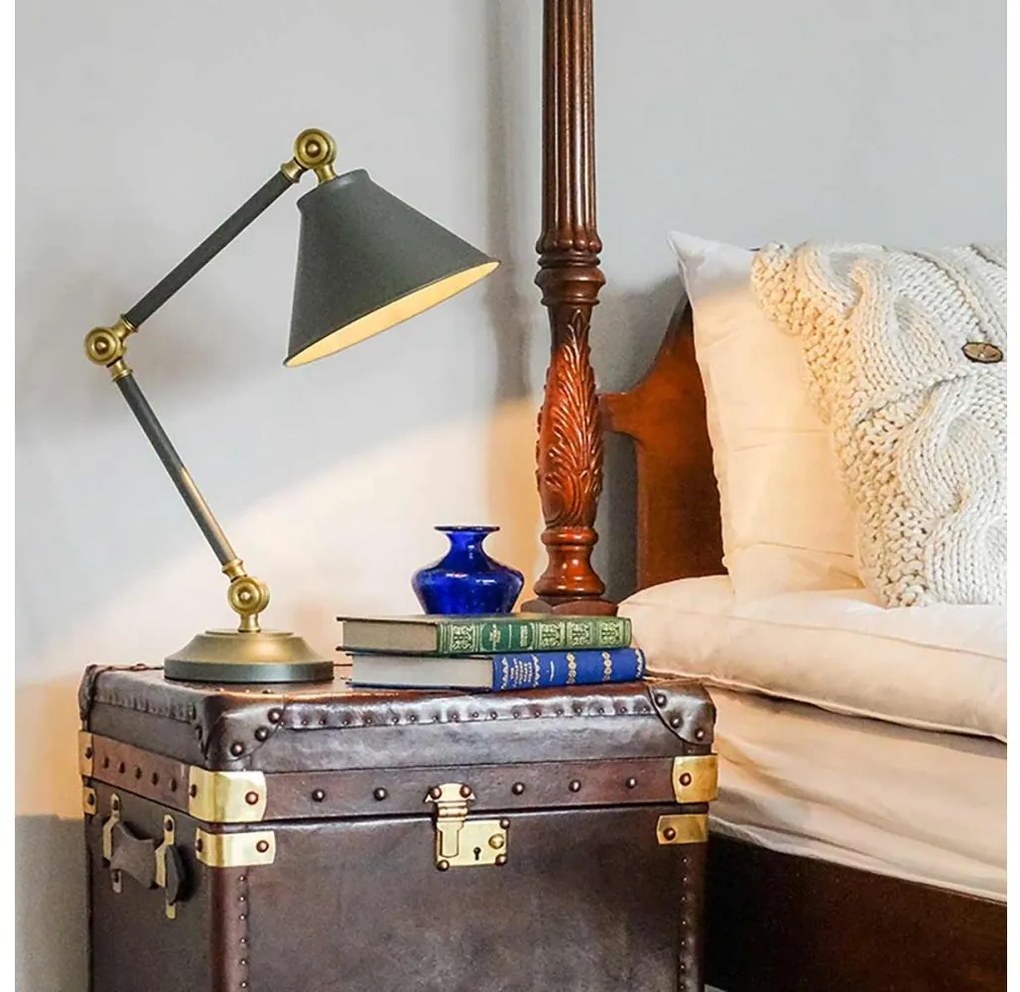 Lampă de masă Elstead PV-ELEMENT-GAB PROVENCE ELEMENT 1xE27/60W/230V gri