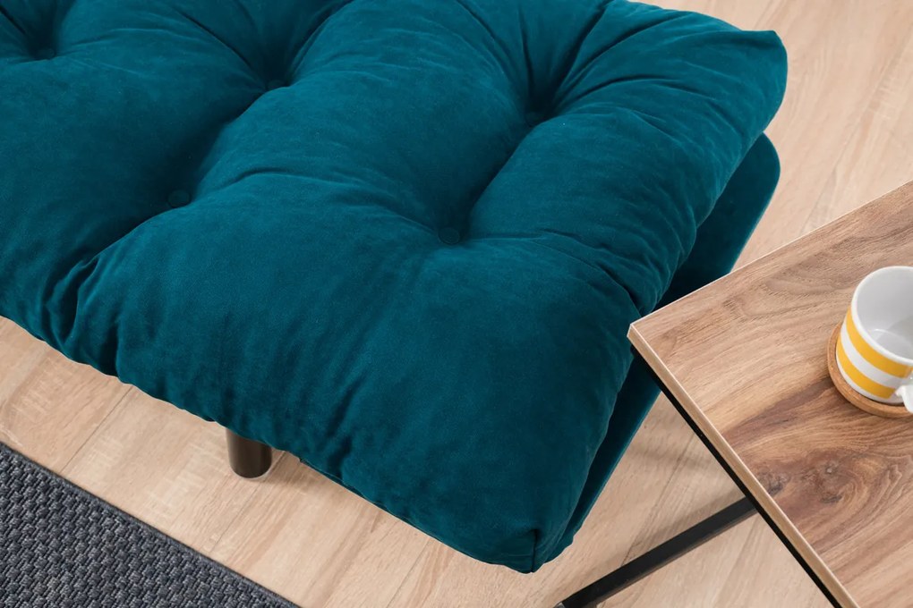 Canapea pat Nitta Petrol Blue