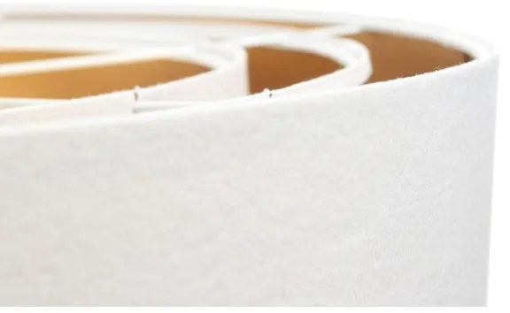 Lustr TRINITI 1xE27/60W/230V alb/auriu pe cablu