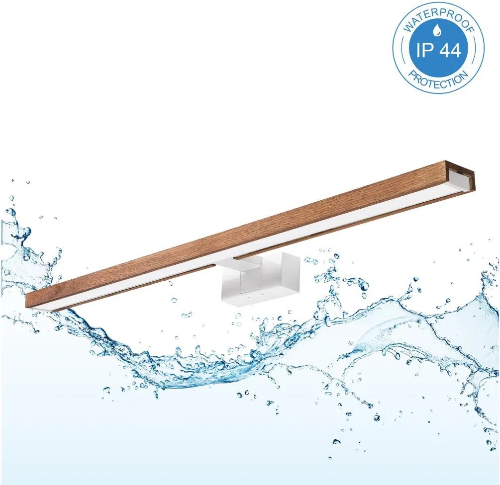 Brilagi -LED Iluminare pentru oglindă de baie WOODY MIRROR 3 în 1 LED/15W/230V IP44 alb/stejar/cireș