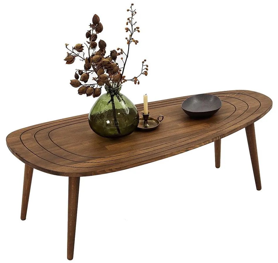 Masă de cafea SISI, nuc