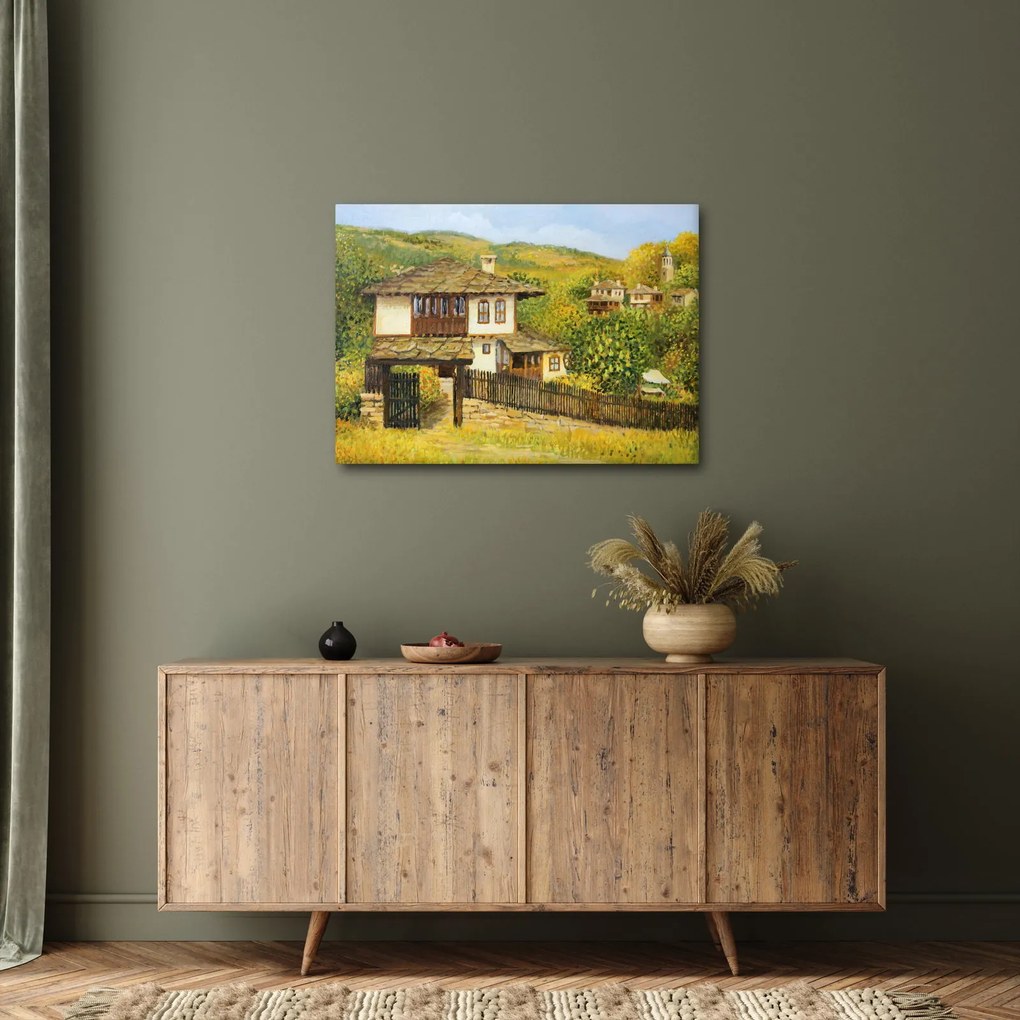 Tablou - Cabane în timpul verii (70x50 cm)
