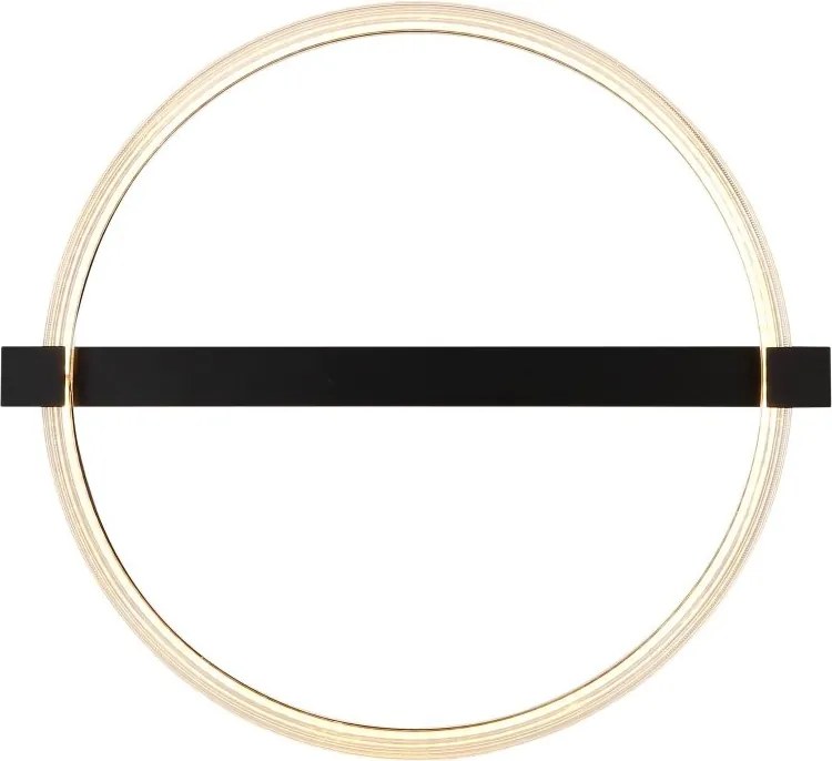 Plafoniera LED metal negru FLETCHER