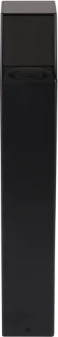 Lampă de exterior 1xE27/40W/230V IP44 50 cm neagră/fumurie
