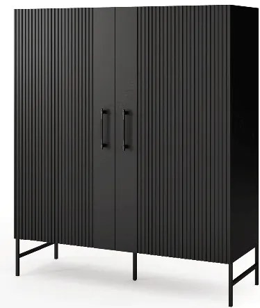 Comoda RAFTT 122x140cm, neagra
