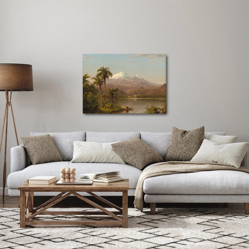 Tablou - Frederic Edwin Church, Tamaca Palms, reproducere (70x50 cm)