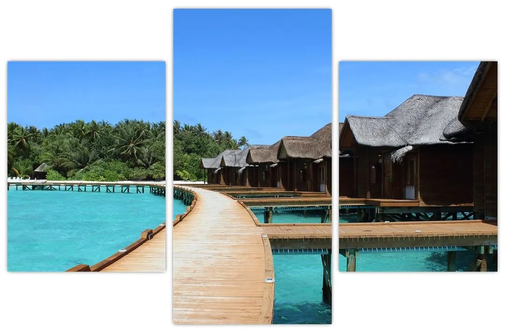 Tablou cu Maledive (90x60 cm)