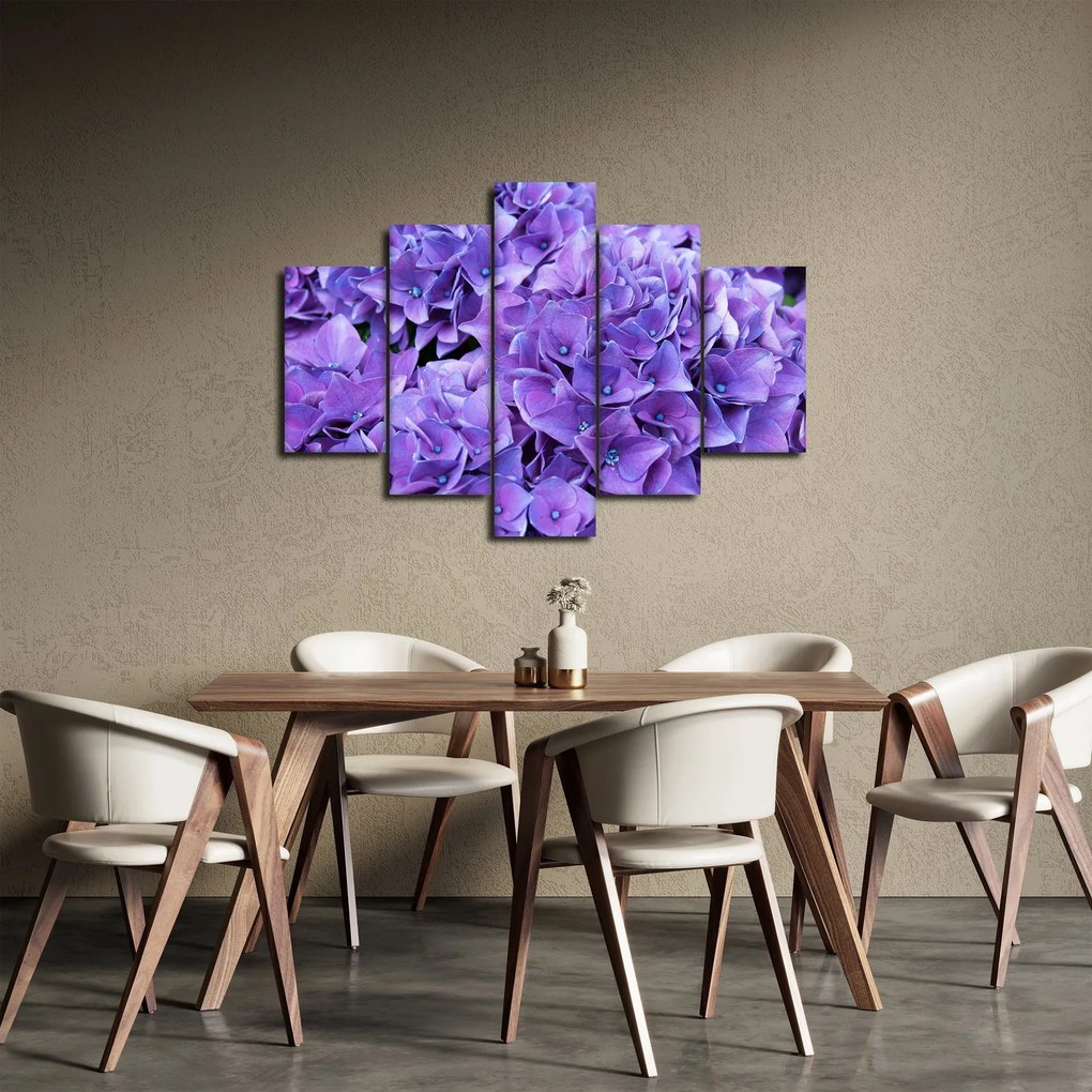Tablou cu flori violete (150x105 cm)