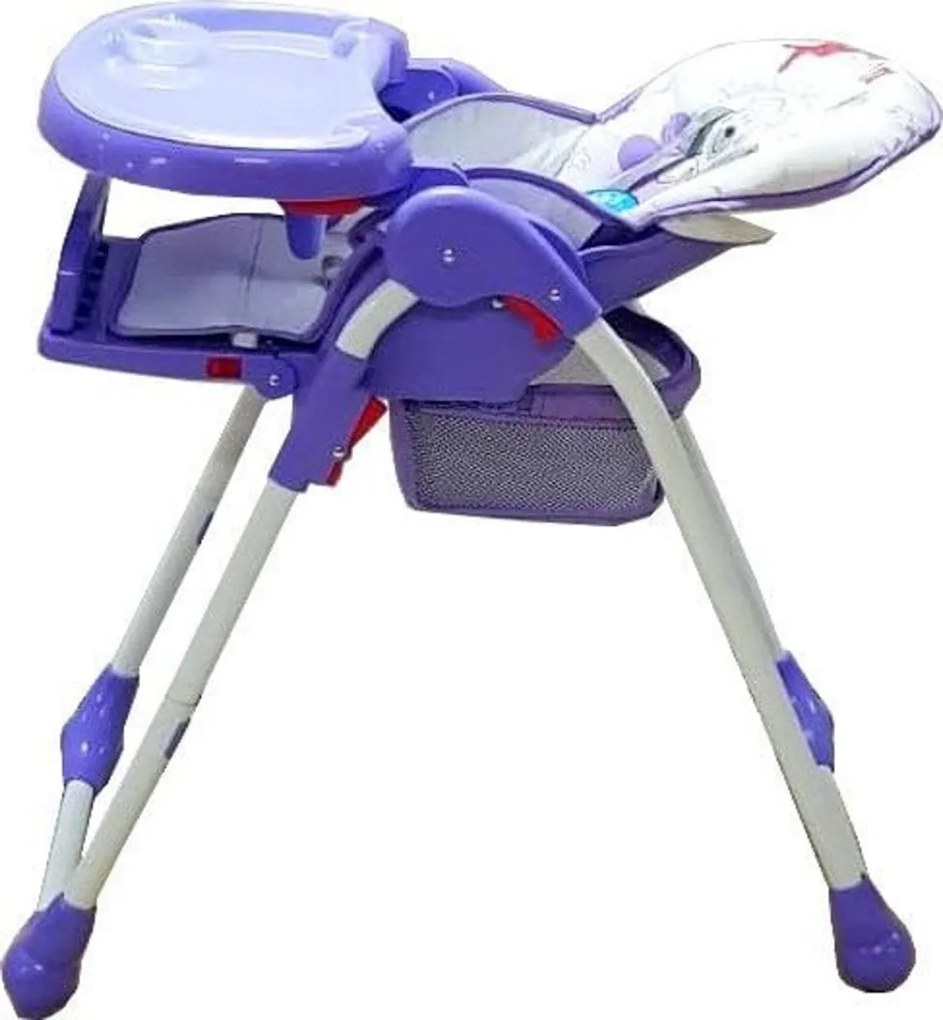Scaun de masa pentru copii si bebe Baby Care™ CC reglabil in 3 trepte,pliabil, centura de siguranta, sezut comfortabil, masuta detasabila, pozitie