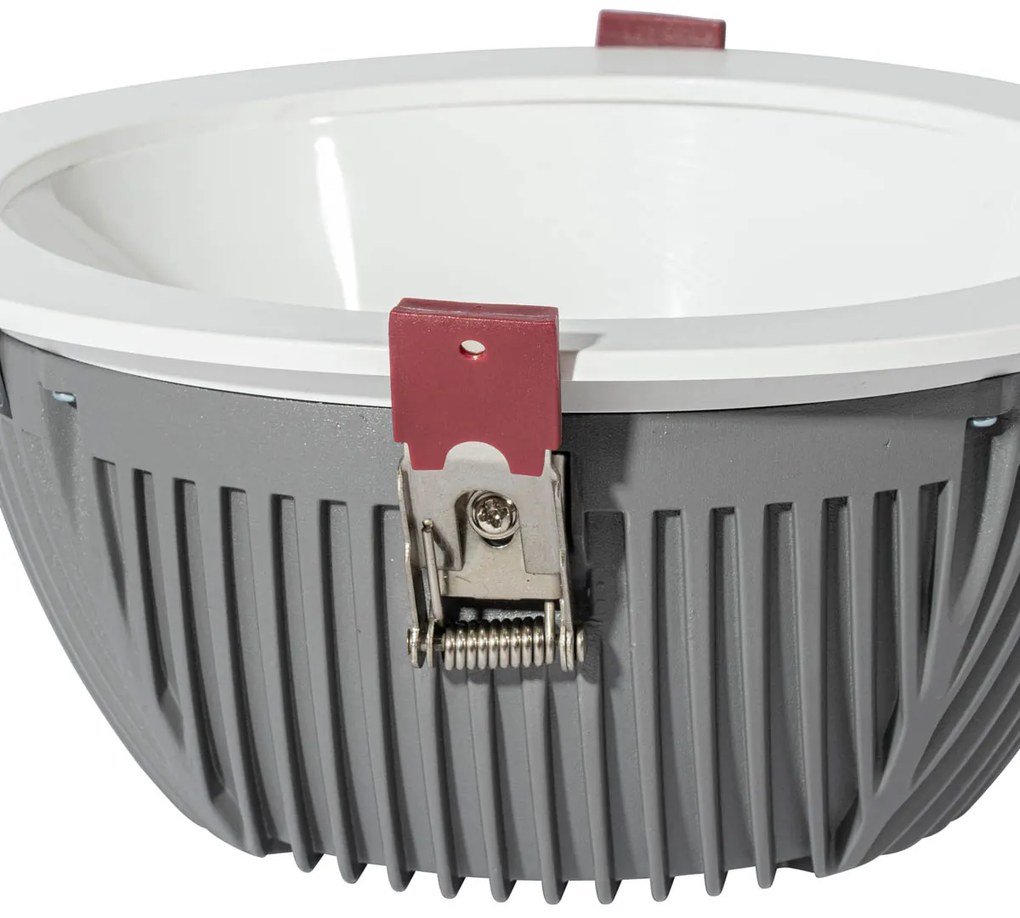 Set de 6 spoturi încastrate albe, inclusiv LED 3000K-5000K - Elias