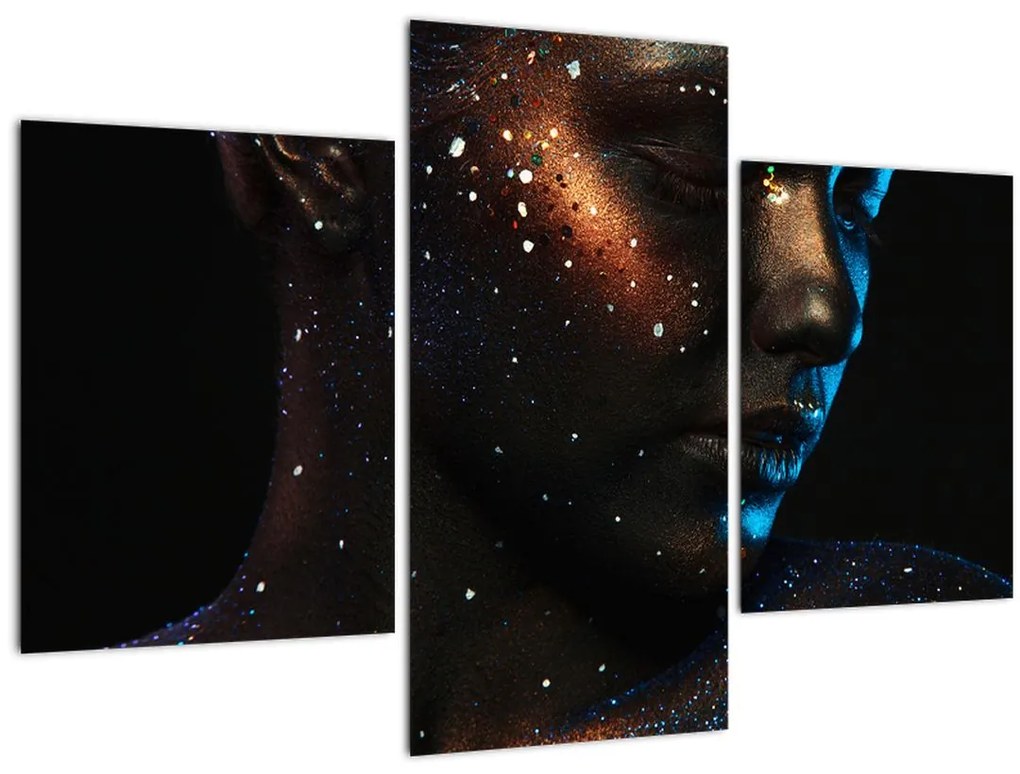 Tablou strălucitor a femeii (90x60 cm)