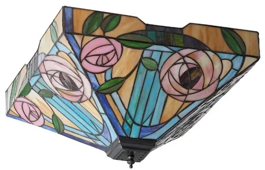 Endon 70698 - Plafonieră Tiffany WILLOW 2xE27/60W/230V