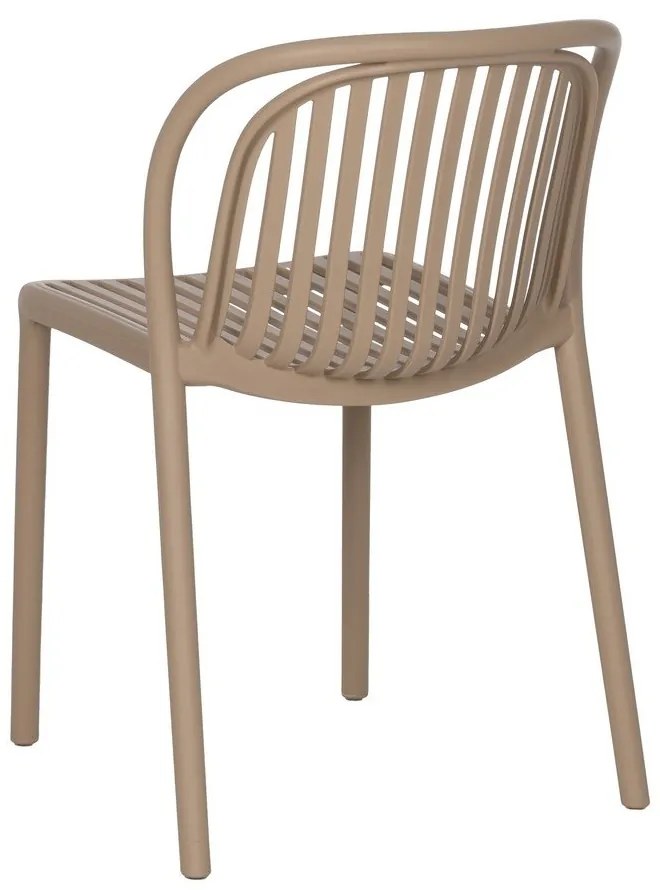 Scaun de dining bej din plastic Alia – Ixia