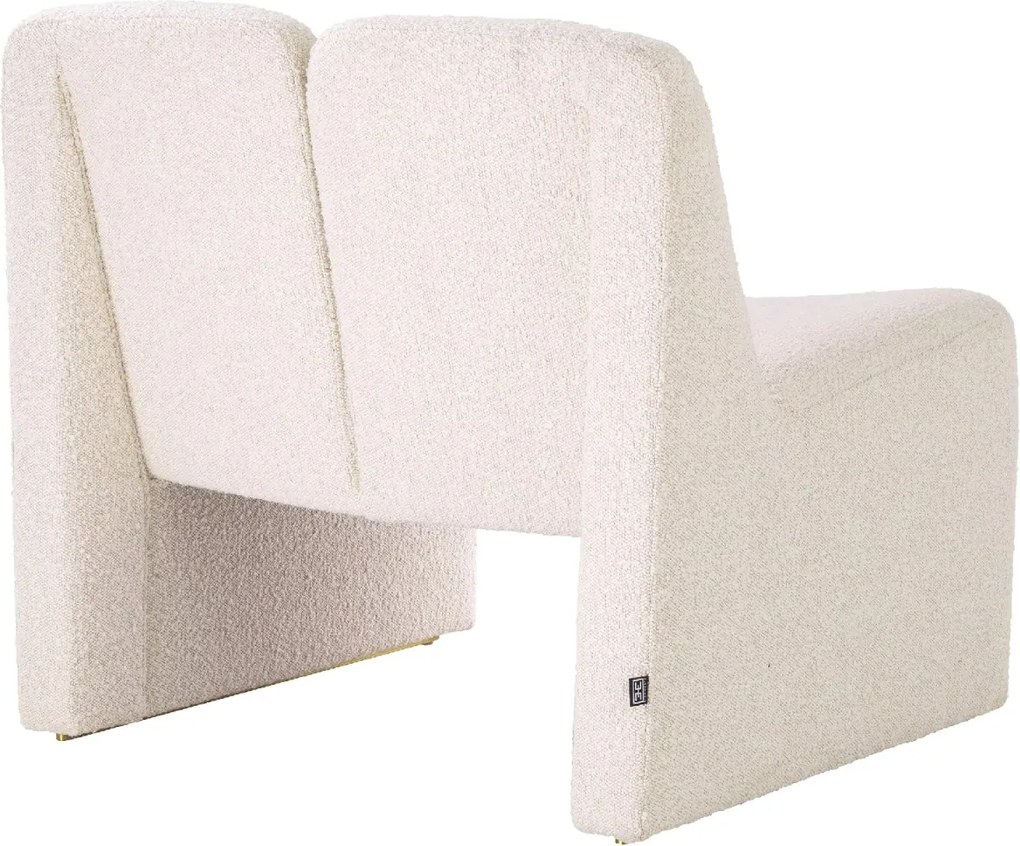 Fotoliu deosebit design LUX Macintosh Bouclé cream