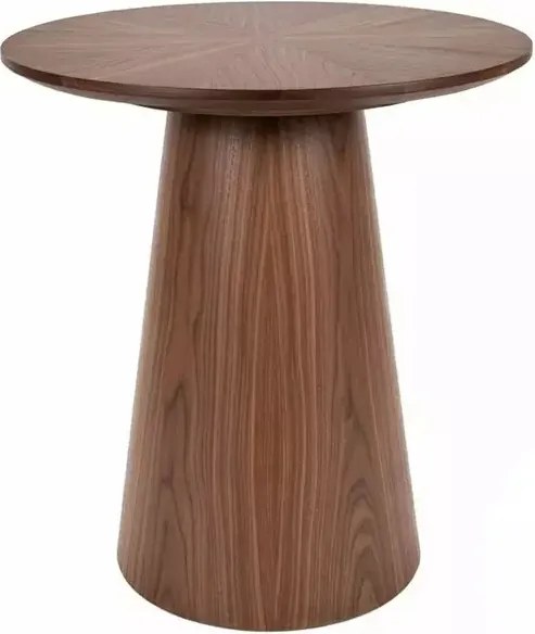 Masuta de cafea Angel nuc ø45/h50 cm