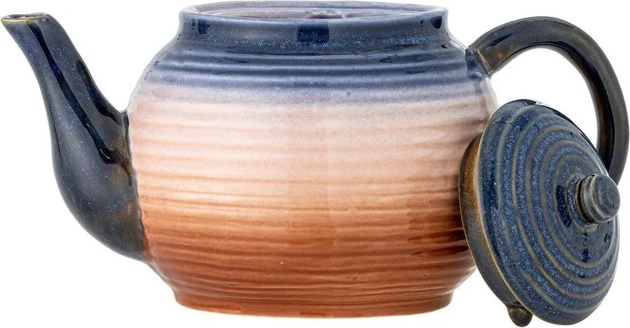 Ceainic albastru/portocaliu cu filtru din ceramică 890 ml Tatum – Bloomingville