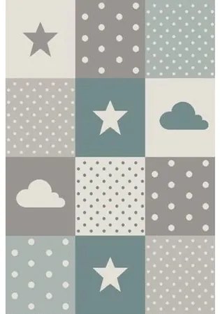 Covor merinos, pastel kids 22755-253-albastru 160 x 230 cm