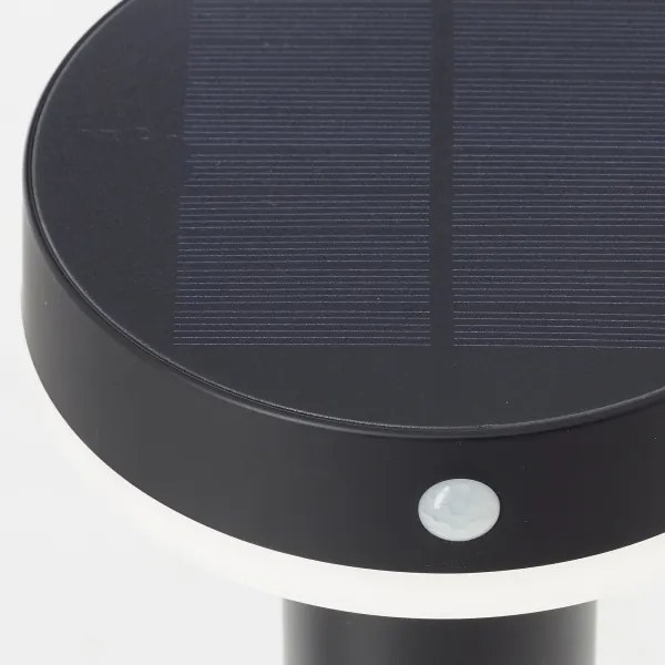 Lampă LED solară cu senzor Brilliant MAGUA LED/4W/3,7V 50,2 cm IP44 negru