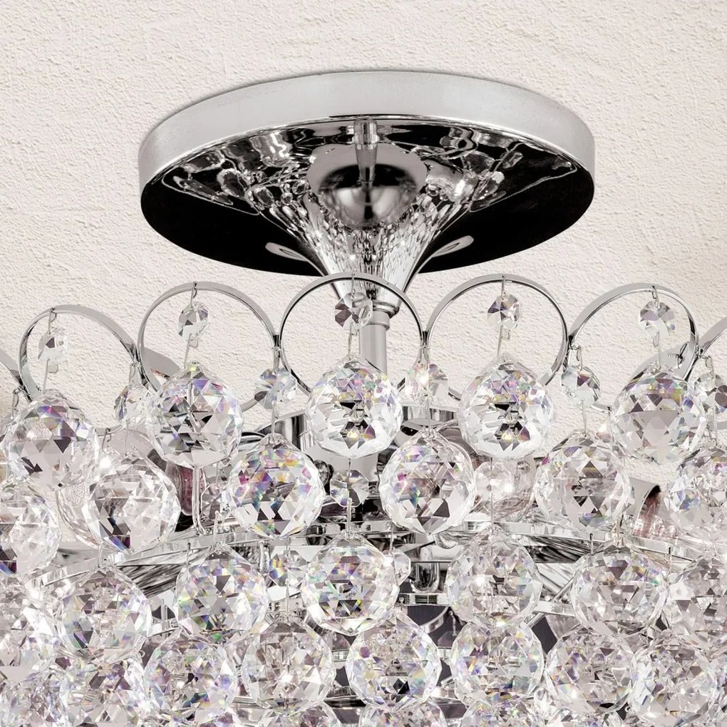 Lustra cristal Asfour, KRISTALL KLASSISCH auriu 55cm