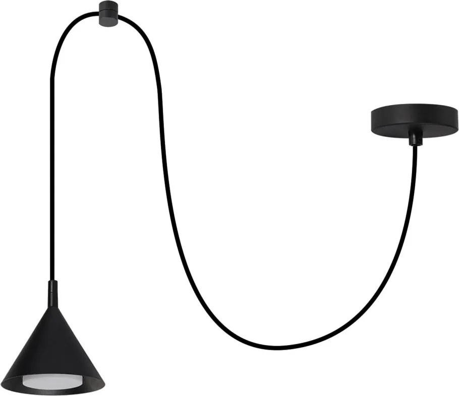 BRILAGI - LED Lustru pe cablu CONE SINGLE SPIDER 1xGX53/15W/230V negru