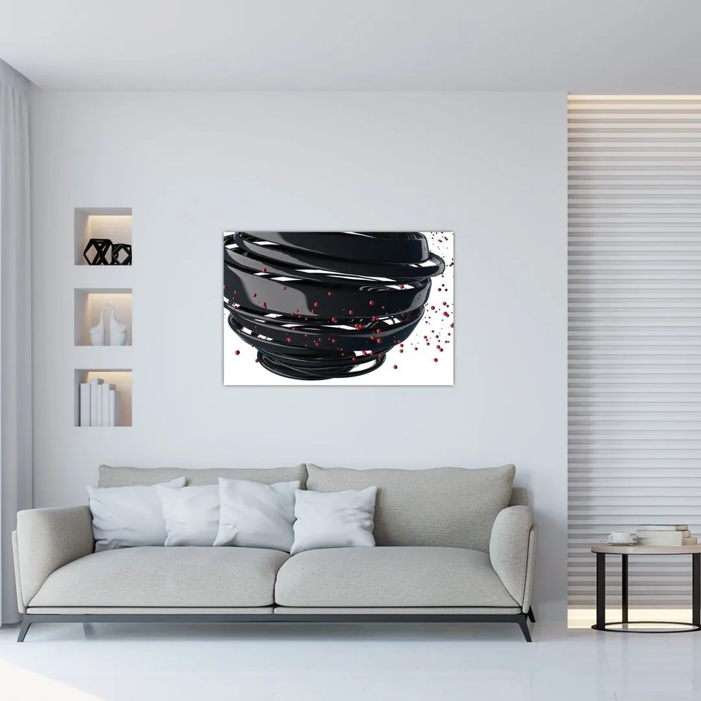 Tablou - Abstracției de glob pământen (90x60 cm)