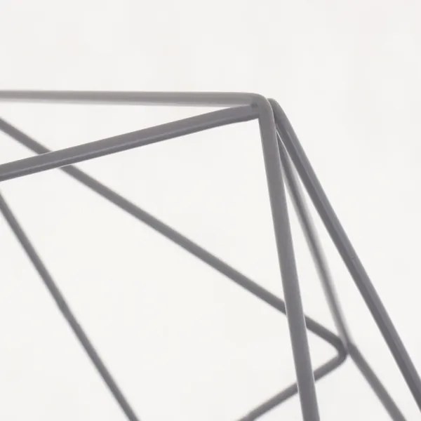 Lampă suspendată BASKET 1xE27/60W/230V gri