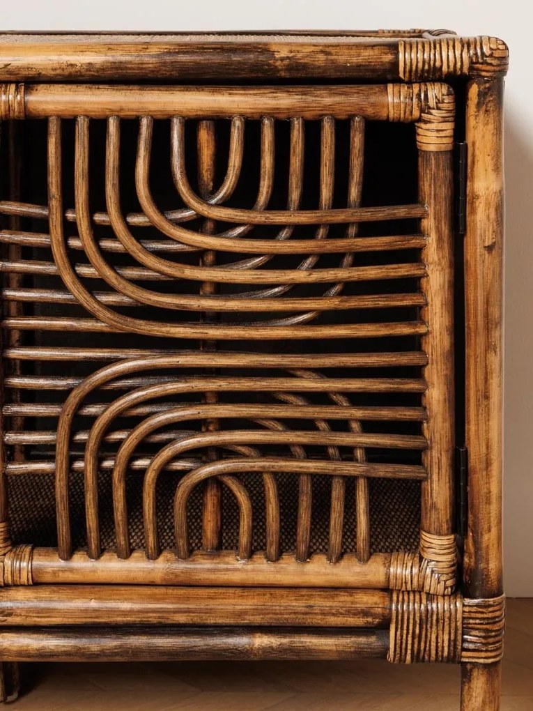 Bufet din rattan, 138 cm, Veracruz