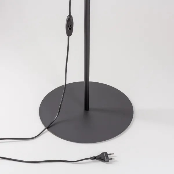 Brilagi - Lampă de podea VULCANO 3xG9/8W/230V negru/fumuriu