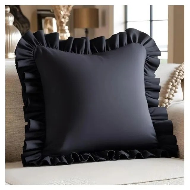 Față de pernă din amestec de bumbac 40x40 cm Ruffled – Mila Home