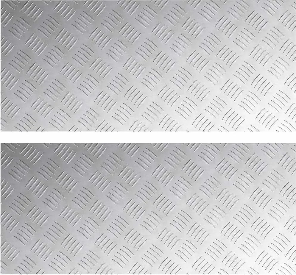 vidaXL Trepte Dreptunghiular 2 pcs Argintiu 90 x 40 cm Aluminiu