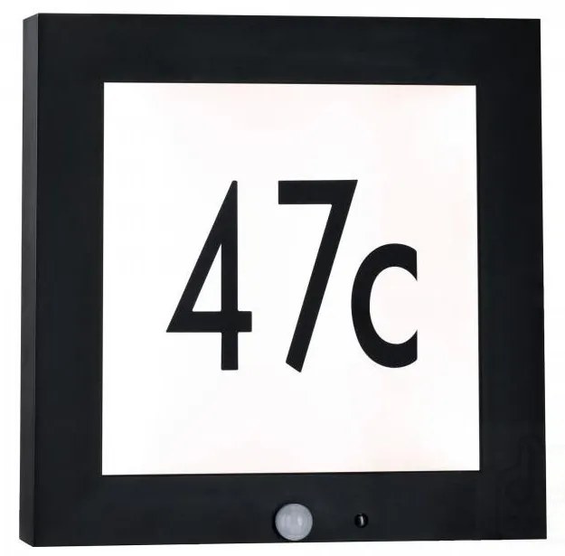 Număr de casă cu senzor LED/9W IP44 230V Paulmann 94254