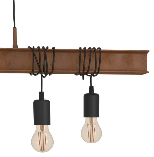Eglo 49859 - Lustră pe cablu TOWNSHEND 4 6xE27/60W/230V