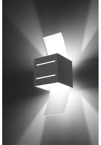 Aplică perete LORETO 1xG9/40W/230V gri