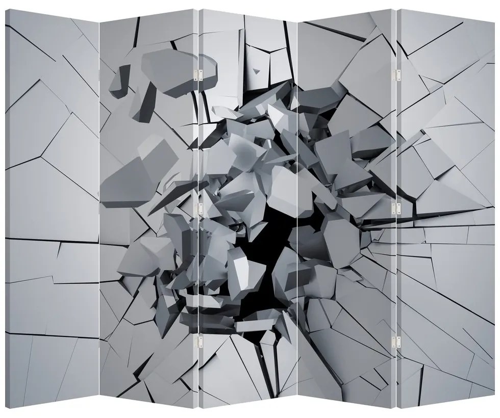 Paravan - Abstracție 3D (210x170 cm)