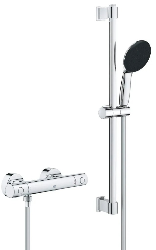 Grohe Precision Get baterie de dus perete da StarLight Chrome 34856000
