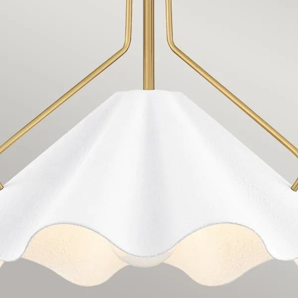 Lustră pe tijă Quoizel QZ-MEJIA-1P-S-AB MEJIA 1xE27/60W/230V d. 35,6 cm alamă