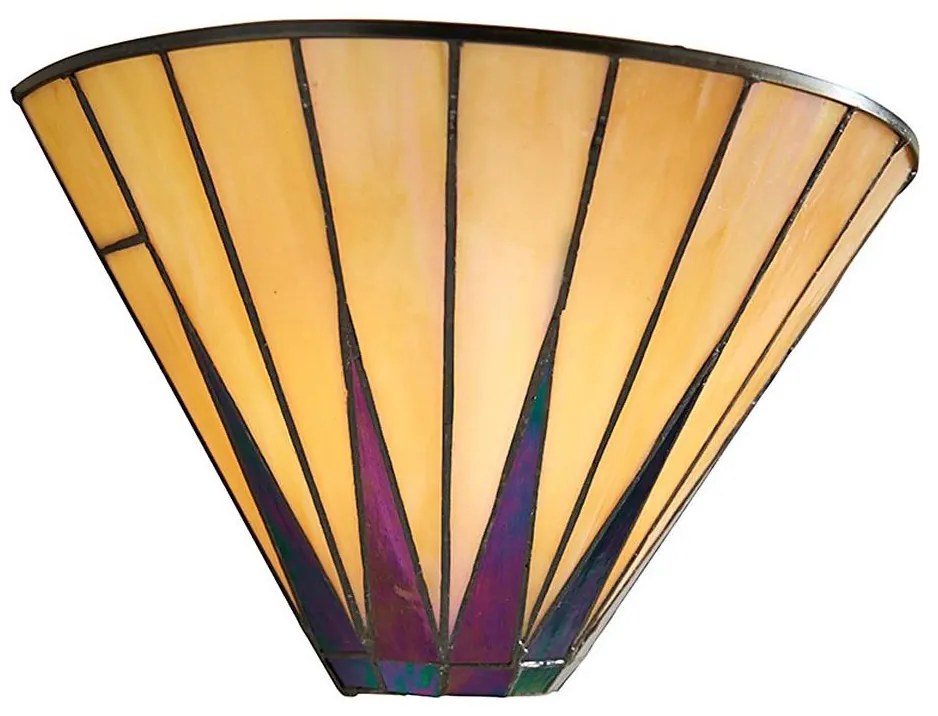 Endon 64046 - Aplică de perete Tiffany DARK STAR, 1xE14/40W/230V