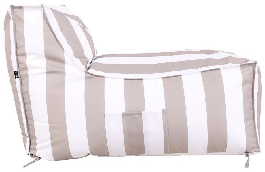 Beanbag pentru grădină alb-gri – Bonami Essentials