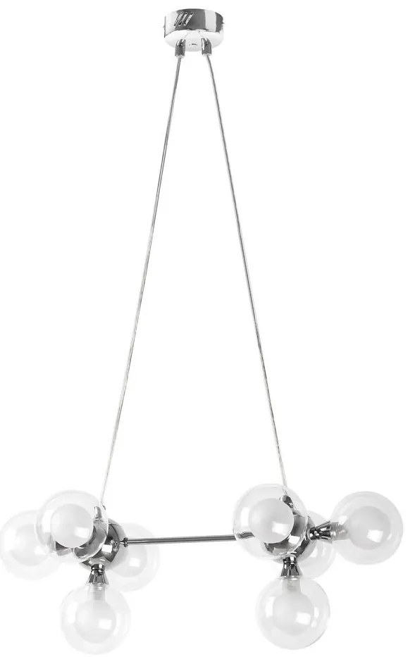 Lustra, Pendul design modern, finisaj crom, diametru 32cm, Briella 2624 RX