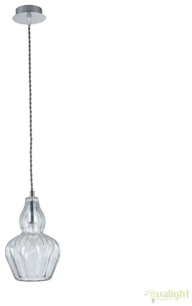 Pendul modern din sticla Eustoma, transparent MYMOD238-PL-01-TR