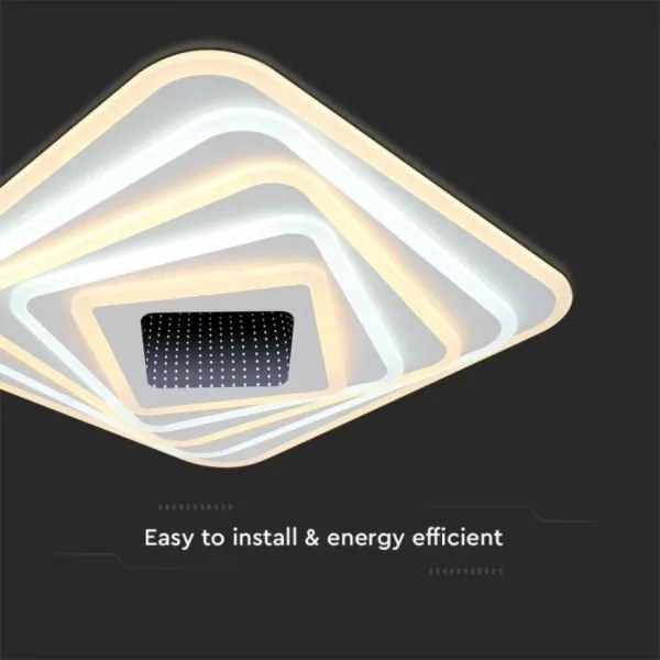 Plafonieră LED dimabilă LED/150W/230V 3000-6500K + telecomandă