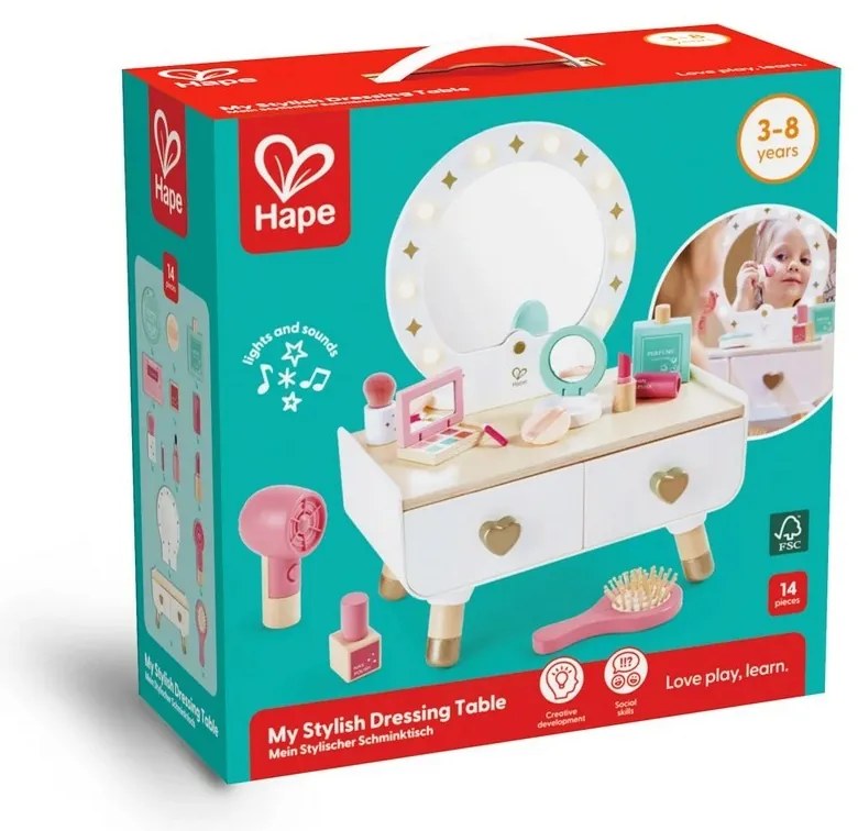 Hape Măsuța mea cosmetică stilată