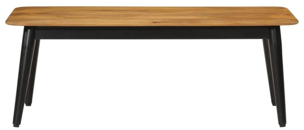 356976 vidaXL Măsuță de cafea, 110x50x40 cm, lemn masiv de mango și fier