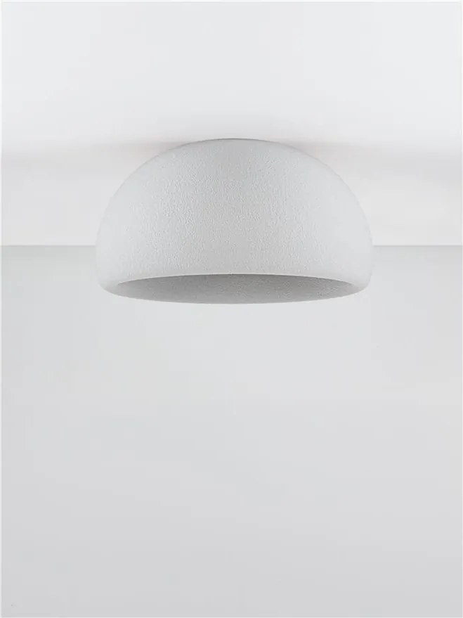 Lustra aplicata tavan cu textura granulata Davo 50cm, gri piatra