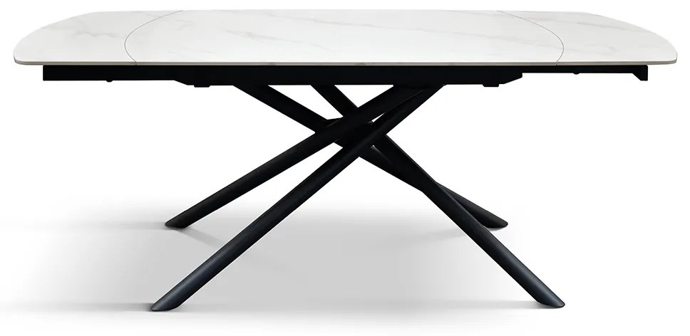 Masa ceramica extensibila Rotativa White120 x 88 x h 76 cm