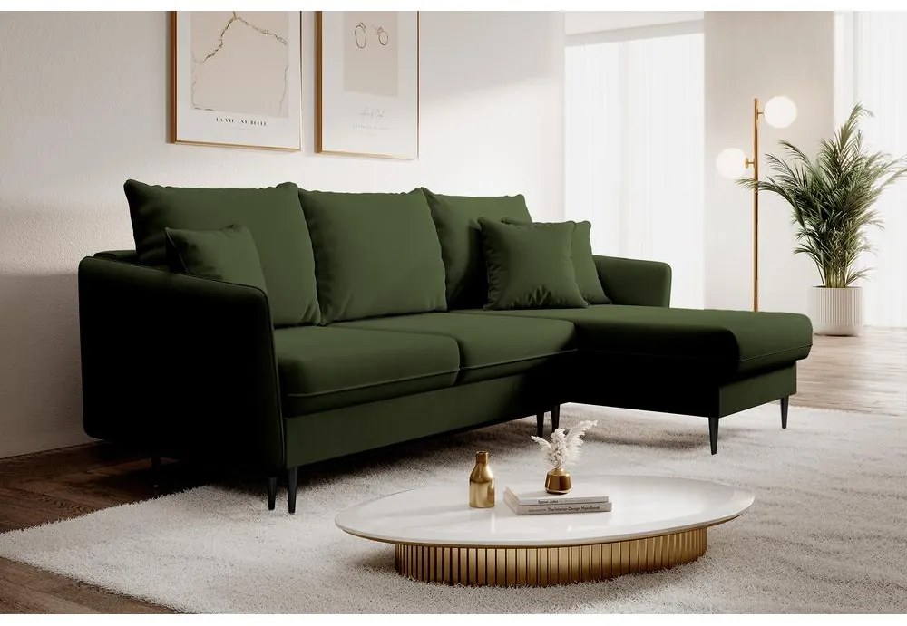 Colțar Vivaldio L  (verde + negru). 1098875