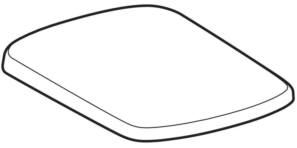 Capac de toaleta, duroplast, Softclose, alb Alb