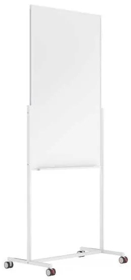 Tablă multifuncțională mobilă Magnetoplan Design 3în1, alb